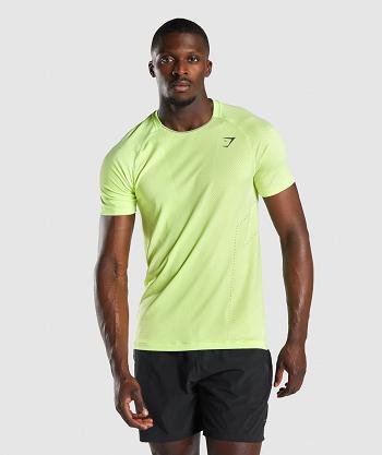 Gymshark Apex Perform T Shirts Herr Gröna | SE 3872AHK